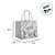 Sacola Premium Para Caixa Meio Ovo - Doce Páscoa - 22x20x14cm - 1 unidade - Cromus - Rizzo - Imagem 3