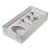 Caixa Kit Confeiteiro  Branco - Meio Ovo de 150g - 28x14x6cm - 5 unidades - Rizzo - Imagem 1