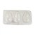Blister 3 Ovos de Páscoa 50g - 6x4x4cm - 10 unidades - Rizzo - Imagem 2