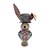 Coelho de Páscoa com Roupa Bordada e Chapéu - Linha Realeza Premium - 38cm - 1 unidade - Rizzo - Imagem 1