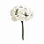 Mini Bouquet de Flores Brancas 2cm - 02 unidades - Cromus Casamento Classico - Rizzo Festas - Imagem 1