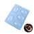 Forma de Acetato Especial Ovo Liso Casca Fina 50g - Ref.10601 - 1 unidade - BWB - Rizzo - Imagem 1