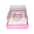 Caixa de Ovo de Páscoa 250 g com Moldura Listrada Rosa - 5 unidades - ASSK - Rizzo - Imagem 1