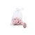 Mini Ovos De Páscoa Rosa Com Respingos Colorido Para Pendurar - 4cm - 9 unidades - Cromus - Rizzo - Imagem 1