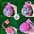 Garrafa Squeeze Bola Minnie Amigos - Rosa - 250ml  - 1 unidade - Rizzo - Imagem 2