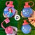 Garrafa Squeeze Bola Princesa Ariel - Rosa - 250ml  - 1 unidade - Rizzo - Imagem 2