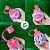 Garrafa Squeeze Bola Minnie Floral Gato - Rosa - 250ml  - 1 unidade - Rizzo - Imagem 2
