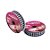 Fita de Cetim 10m x 15mm - Cor 219 - Xadrez Preto - Rolo 10 metros  - 1 unidade - Progresso - Rizzo - Imagem 1