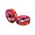 Fita de Cetim 10m x 15mm - Cor 499 - Feliz Páscoa Vermelho - Rolo 10 metros  - 1 unidade - Progresso - Rizzo - Imagem 1