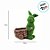 Coelho Decorativo de Grama com Carriola - Cor Verde e Marrom - 37cm  - 1 unidade - Cromus - Rizzo - Imagem 3