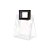 Sacola Transparente PVC com Alça Quadrada de Couro Preto - 20x18x10cm - 10 unidades - Rizzo - Imagem 1