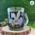 Caneca de Vidro - Coelho com Óculos - Feliz Páscoa - 320ml - 1 unidade - Rizzo - Imagem 1