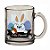 Caneca de Vidro - Coelho com Óculos - Feliz Páscoa - 320ml - 1 unidade - Rizzo - Imagem 3