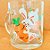 Caneca de Vidro - Coelho com Cenoura - 320ml - 1 unidade - Rizzo - Imagem 1