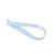 Fita de Cetim Decorada Azul Bebê Poá Branco 15mm PCH212 Cor 212 - 10 metros - Progresso - Rizzo Embalagens - Imagem 1