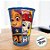 Copo Plástico Patrulha Canina - Azul - 280ml - 1 unidade - Plasútil - Rizzo - Imagem 1