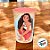 Copo Plástico De Colorir Moana - Rosa 320ml - 1 unidade - Plasútil - Rizzo - Imagem 1