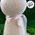 Enfeite Decorativo de Páscoa - Coelho Rosa Flocado com Laço - 31cm - 1 unidade - Cromus - Rizzo - Imagem 3