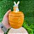 Pote Decorativo de Páscoa Bomboniere - Coelho com Cenoura Laranja - 16cm - 1 unidade - Cromus - Rizzo - Imagem 3