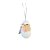 Enfeite para Pendurar - Pintinho Marrom com Ovo Branco - 8cm - 1 unidade - Cromus - Rizzo - Imagem 5