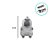 Capivara De Pelúcia Creme Com Boné Verde - 50cm - 1 unidade - Rizzo - Rizzo - Imagem 2
