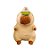 Capivara De Pelúcia Creme Com Boné Verde - 50cm - 1 unidade - Rizzo - Rizzo - Imagem 5