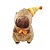 Capivara De Pelúcia Marrom Com Chapéu Amarelo "Happy Birthday" - 40cm - 1 unidade - Rizzo - Rizzo - Imagem 5