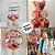 Confete Metálico De Coração Para Balão - Rose Gold - 25g - 1 unidade - Rizzo - Imagem 2