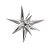 Balão de Festa Metalizado 40" 101cm - Starburst Silver - 1 unidade - Rizzo - Imagem 1