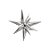 Balão de Festa Metalizado 26" 65cm - Starburst Silver - 1 unidade - Rizzo - Imagem 1