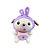 Pug de Pelúcia Fantasiado de Abelha Roxo - 30cm - 1 unidade - Rizzo - Imagem 4
