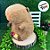 Capivara de Pelúcia Marrom com Pintinho - 29cm - 1 unidade - Rizzo - Imagem 1