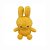 Coelho de Pelúcia Amarelo Boca Fechada - 29cm - 1 unidade - Rizzo - Imagem 5