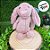 Coelho de Pelúcia Rose - 30cm - 1 unidade - Rizzo - Imagem 1