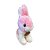 Coelho de Pelúcia Sentado Rosa - 26cm - 1 unidade - Rizzo - Imagem 5