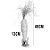 Cenoura em Rattan para Decoração de Páscoa M - 48cm x 13m - Cromus Páscoa Rizzo Embalagens - Imagem 2