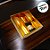 Caixa Mini Champanhe e Taça (22,5cm x 19cm x 6,2cm) Ouro  - 5 unidades - Assk - Rizzo - Imagem 1