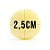 Pom Pom de Coelho para Decoração de Páscoa Amarelo - G 2,5cm x 2,5cm - 20 unidades - Cromus Páscoa - Rizzo Embalagens - Imagem 2