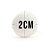 Pom Pom de Coelho para Decoração de Páscoa Branco - M 2cm x 2cm - 30 unidades - Cromus Páscoa - Rizzo EmbalaMens - Imagem 2