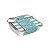 Marmitinha Com Cinta Granulado Azul 8,5x6,5x2,5cm - 12 unidades - Cromus - Rizzo Embalagens - Imagem 1