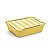 Marmitinha Listras Amarelo M 8,5x6,5x2,5cm - 12 unidades - Cromus - Rizzo Embalagens - Imagem 1