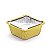 Marmitinha Amarelo Tampa de Acetato P 5,5x5,5x3cm - 12 unidades - Cromus - Rizzo Embalagens - Imagem 1