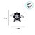 Vela Decorativa - Mickey Mouse Star - 14cm - 1 unidade - Silver Festas - Rizzo - Imagem 2