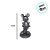 Vela Decorativa - Mickey Gigante 3D - Dourada - 14cm - 1 unidade - Silver Festas - Rizzo - Imagem 2