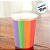Copo Papel Colorido Com Borda Dourada - 270ml - 8 unidades - Silver Festas - Rizzo - Imagem 1