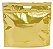 Sacola Metalizada com Zip P 46x43x5cm Dourado - 01 unidade - Cromus - Rizzo Embalagens - Imagem 1
