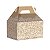 Caixa Maleta Kids G 15x10x15cm Kraft Renda - 10 unidades - Cromus - Rizzo Embalagens - Imagem 1