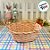 Cesta Decorativa de Bambu Oval com alça - Laranja - 18cm - 1 unidade - Cromus  - Rizzo - Imagem 1