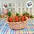 Cesta Decorativa de Bambu Oval com alça - Laranja - 18cm - 1 unidade - Cromus  - Rizzo - Imagem 2