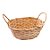 Cesta Decorativa de Bambu Oval com alça - Laranja - 18cm - 1 unidade - Cromus  - Rizzo - Imagem 5